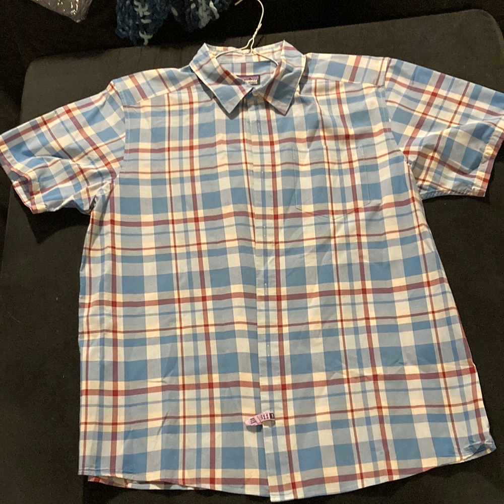 Patagonia button down plaid